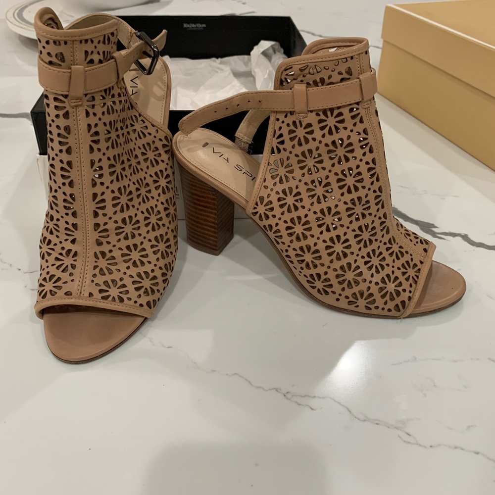 Via spiga heels size 8 vfleua blush le